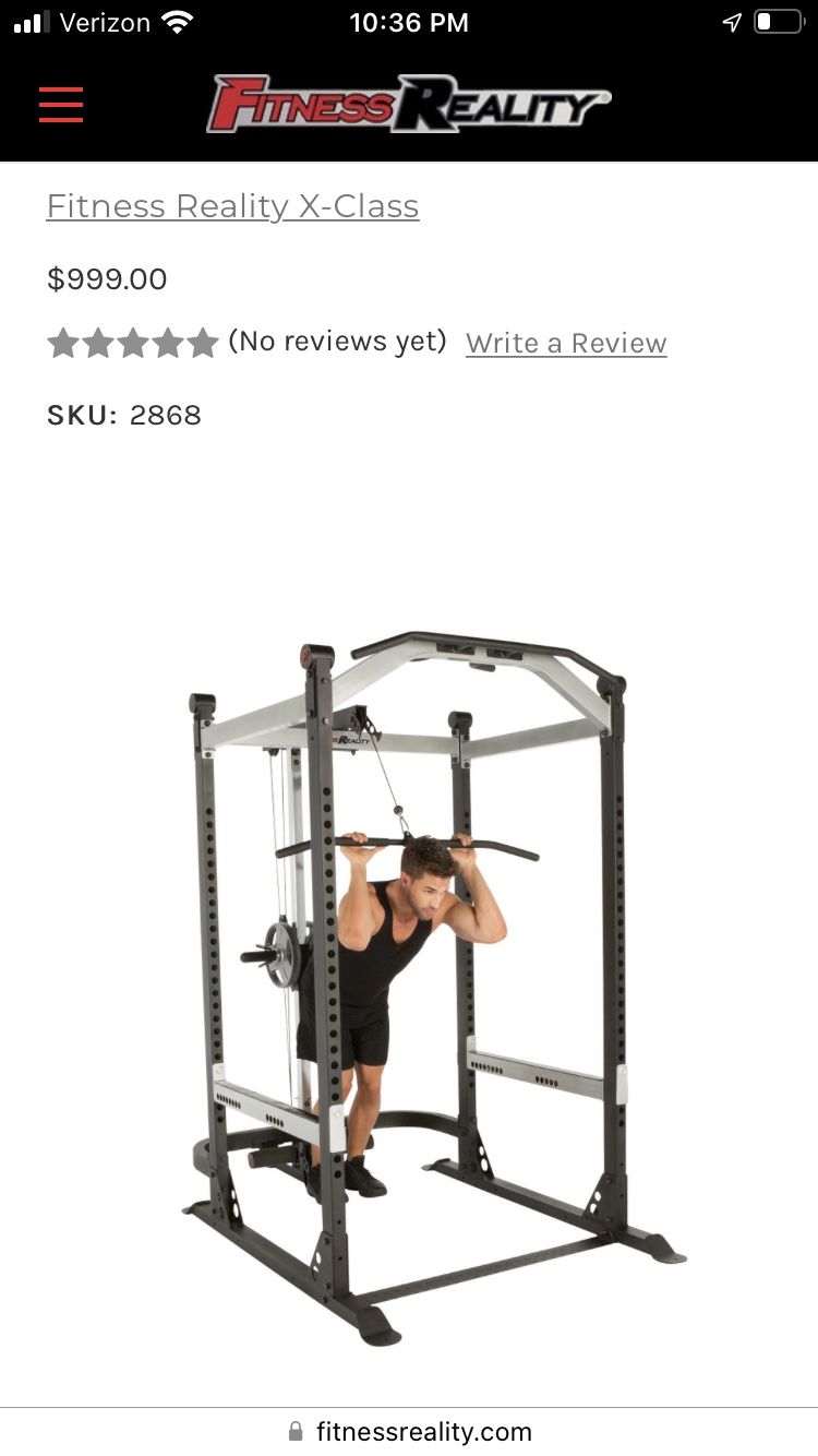 FITNESS REALITY X-Class Light Commercial High Capacity Olympic Power Cage