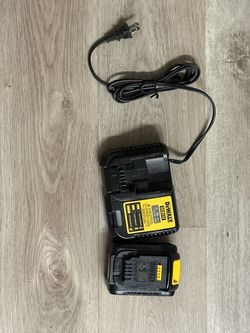 DeWalt charger and 20 volt three hour battery