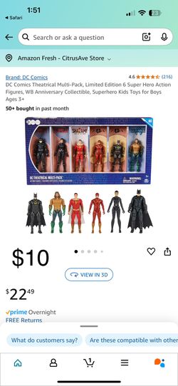 Dc Comics Multipack Superhero Action Figures