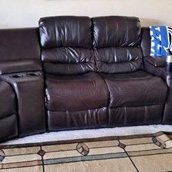 Black Recliner Couch