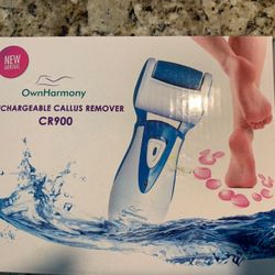 Rechargeable Own Harmony Brand Callus Remover W/ Extra Rollers
