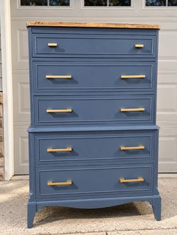 Refinished Tallboy Dresser – One of a Kind ✨