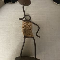 Metal Candleholder Handmade