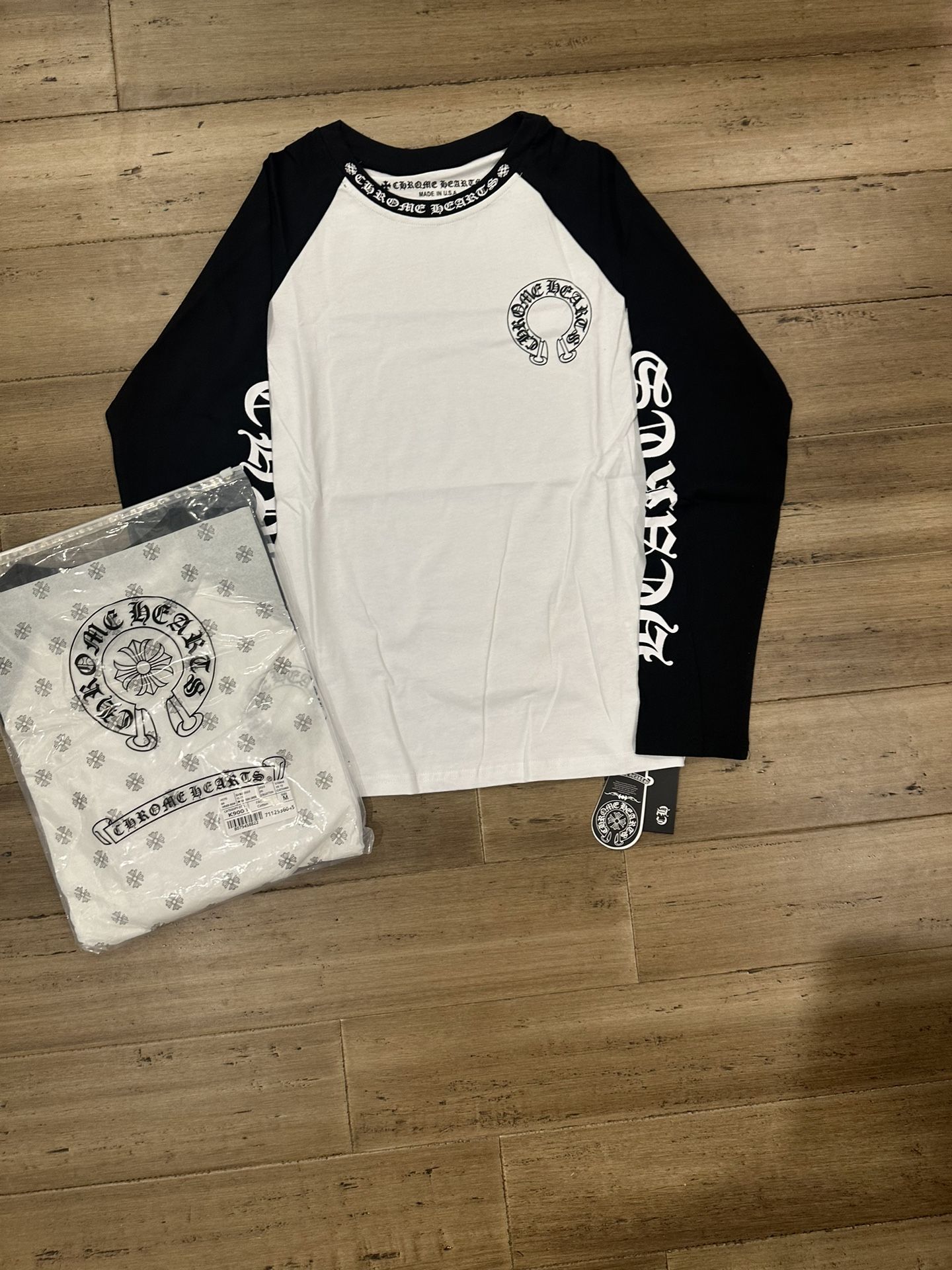 Black And White Chrome Shirt