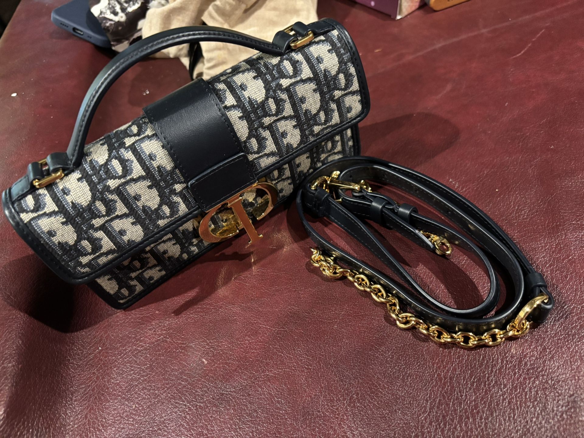 Dior Miss Montaigne Mini Bag NEW Dior Oblique Jacquard