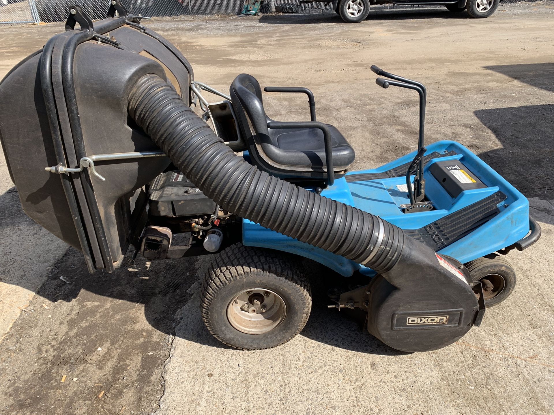 Dixon Zero Turn Mower with attachment.