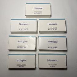 Lot Of 7 Neutrogena French Mulled Bath Soap Bars Travel 1.2oz 1oz Massage New