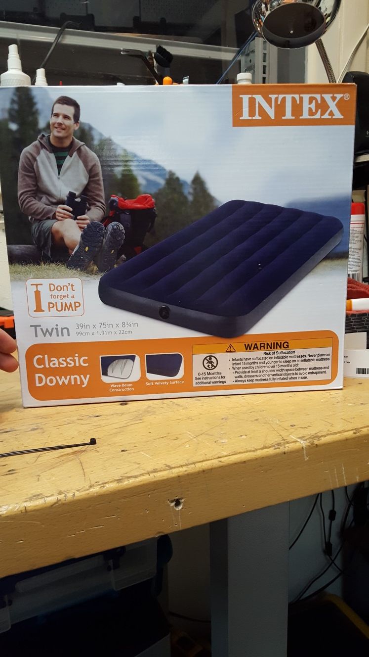 Intex twin air mattress