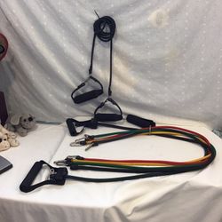 Cuerdas Elásticas  Para  Fitness , Yoga, Ejercicio De Fuerza and Cuerda Para Saltar