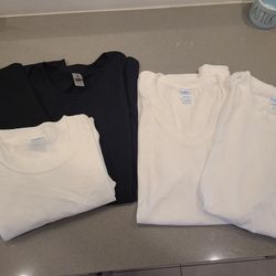5 Solid T-shirts 