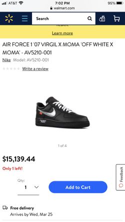 Nike Air Force 1 Low '07 Virgil x MoMA Men's Sneakers