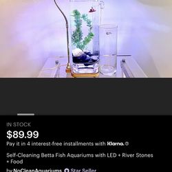 Self Cleaning Fish Tank