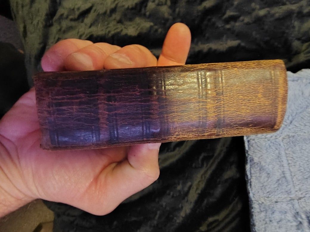 1800s Swiss Bible In Good Shape