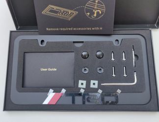 TRD Stainless Aluminum Premium License Plate Frame Toyota