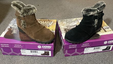 2 Pairs KHOMBU Boots Size 8