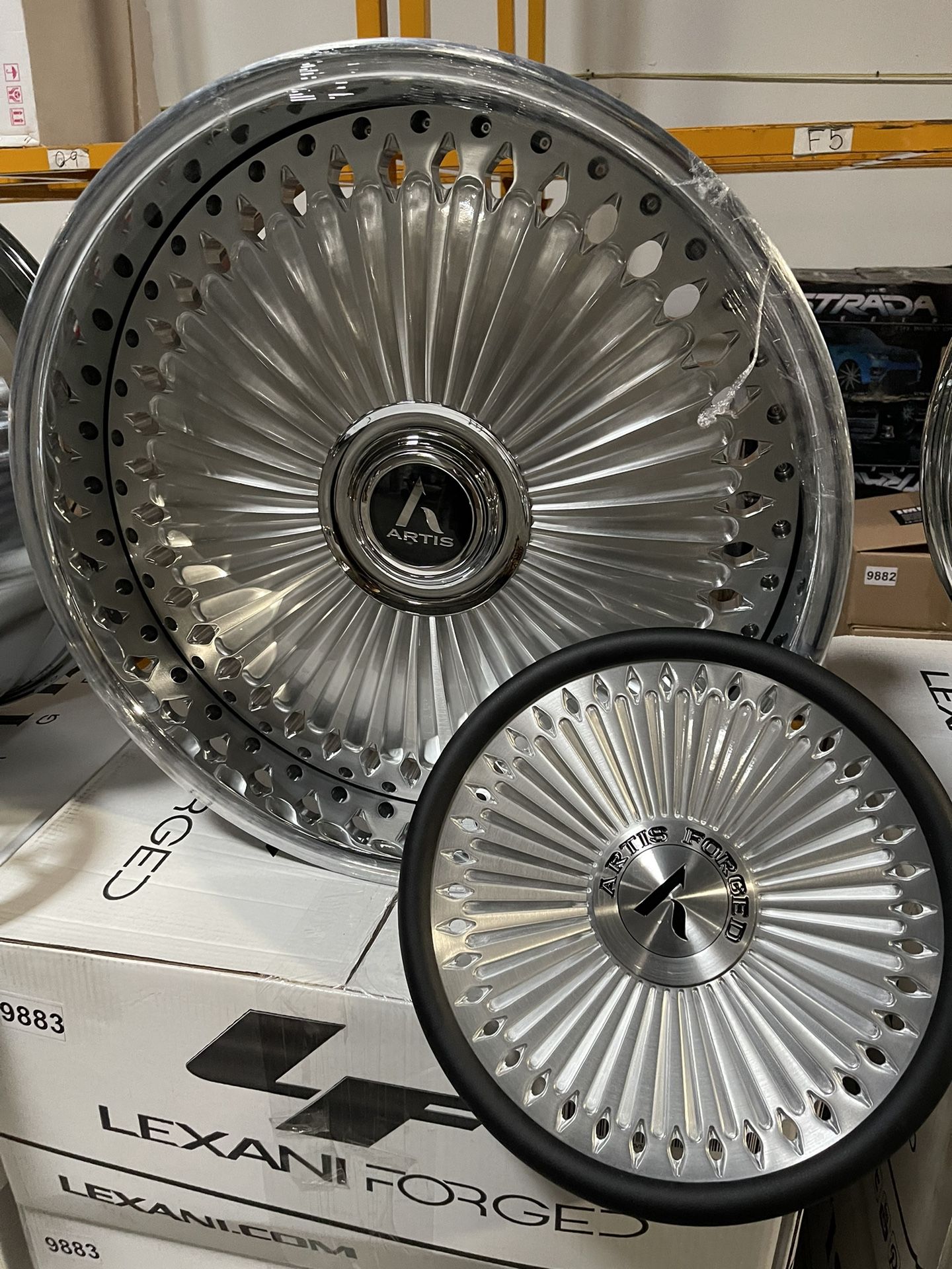 24” Artis Forged Wheels. Dual Drill 5x120.65/127.