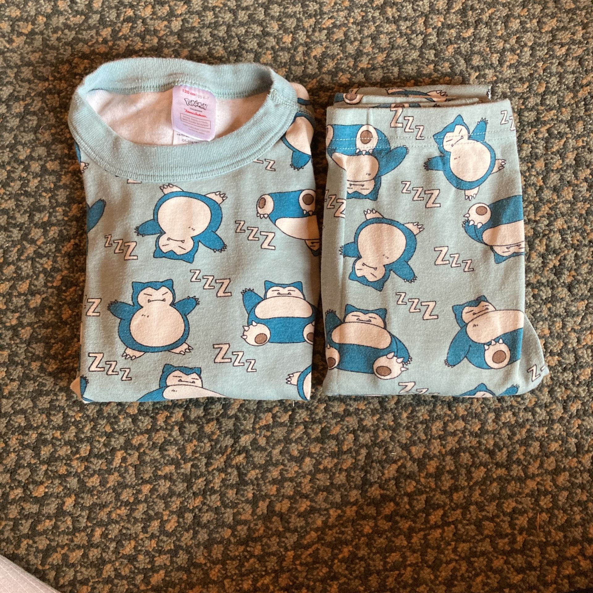 Hannna Andersson Pokemon Snorlax Pajama Set