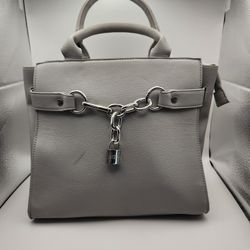 NWT Charming Charlie Grey Tote W Attachable Straps