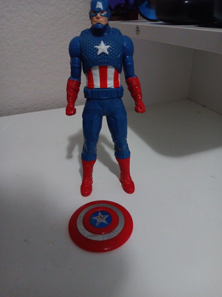Captain America Action Figure With Shield