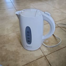 Capresso Electric Water Kettle - White