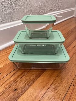 Martha Stewart Everyday Glass Dishes with Storage Lids Set