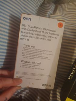 USB Dual Pattern Microphone