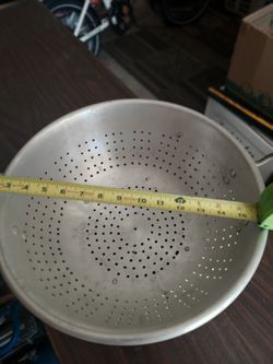 Vintage Galvanized 15" Colander