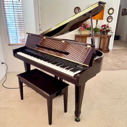 KURZWEIL Digital Baby Grand Piano in Dark Cherry Wood ~ like new