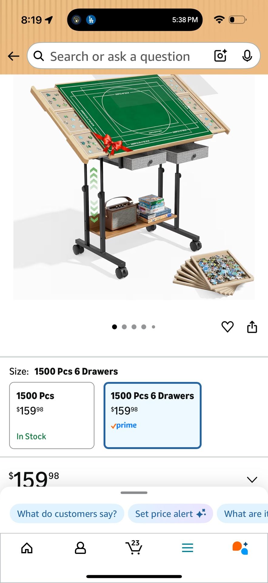Craft Puzzle Play Table