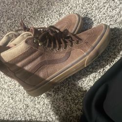 Real leather vans
