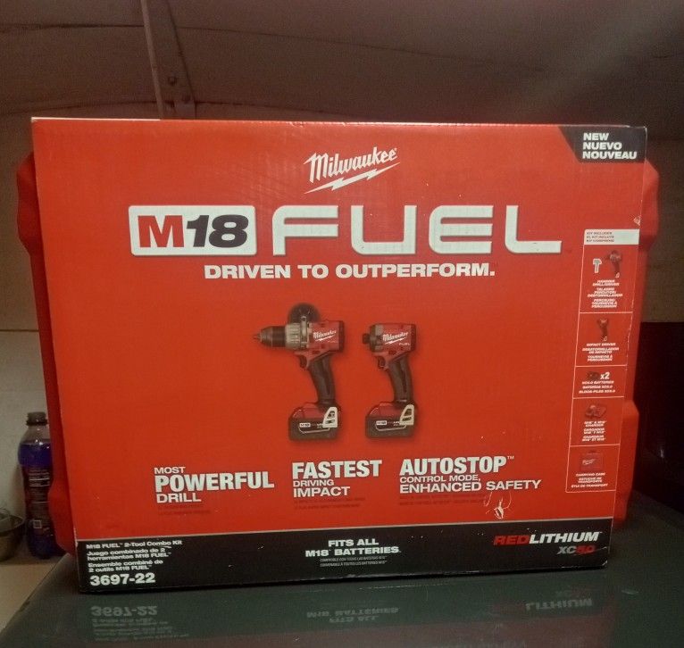 Milwaukee Hammer Drill And Impact Driver Combo Kit / Brand New For $250