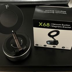 X68 Magnetic Phone Mount – Vacuum Suction Holder 🚗📱
