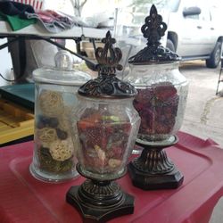 Decorative Vases, Made Of Glass, All 4/$10 Or $3 each.