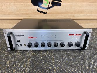Radio Shack Amplifier MPA-250A 250 Watt
