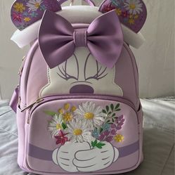 Spring Minnie Mouse Floral Loungefly