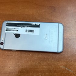 Apple Iphone 6, At&T, 64 Gb Smart Phone