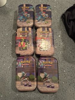 Pokemon tins $18
