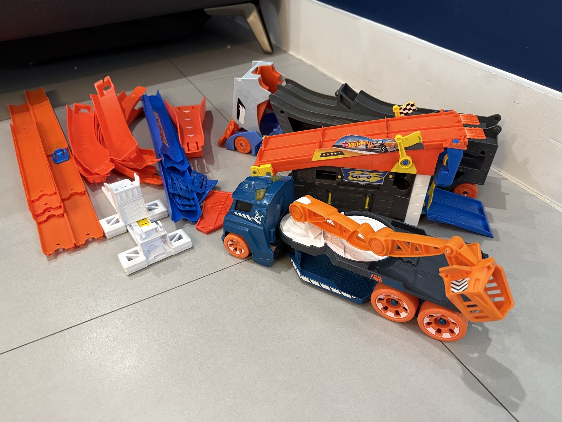 Hot Wheels trucks and accessories  