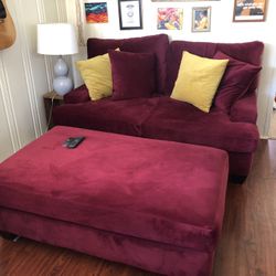 Love Seat + Ottoman