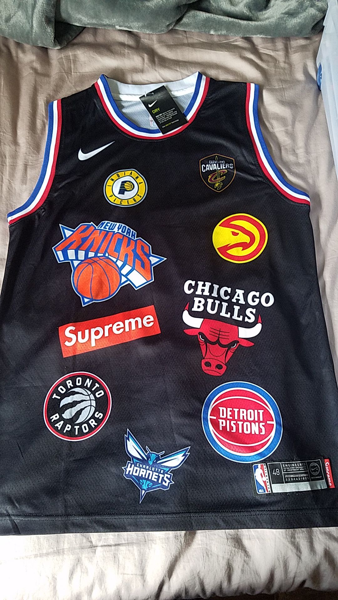Supreme nba Jersey for Sale in Duluth, GA - OfferUp