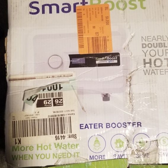 EcoSmart water heater - SmartBoost Reduced