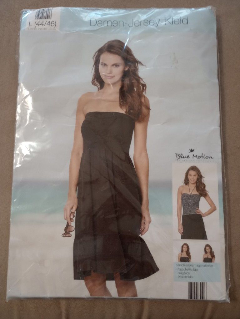 Misses Halter Sundress Black Size L