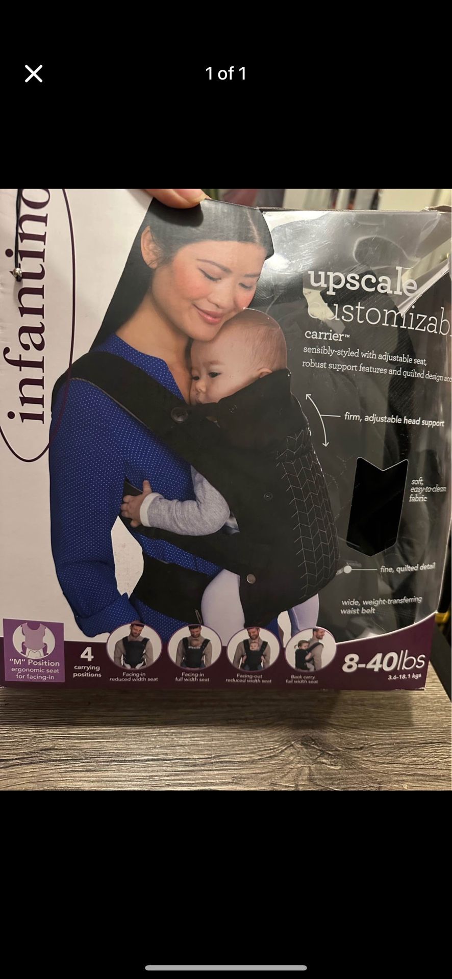 Upscale Customizable Baby Carrier 