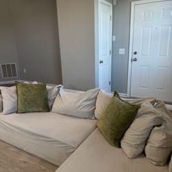 Beige Section For Sale 