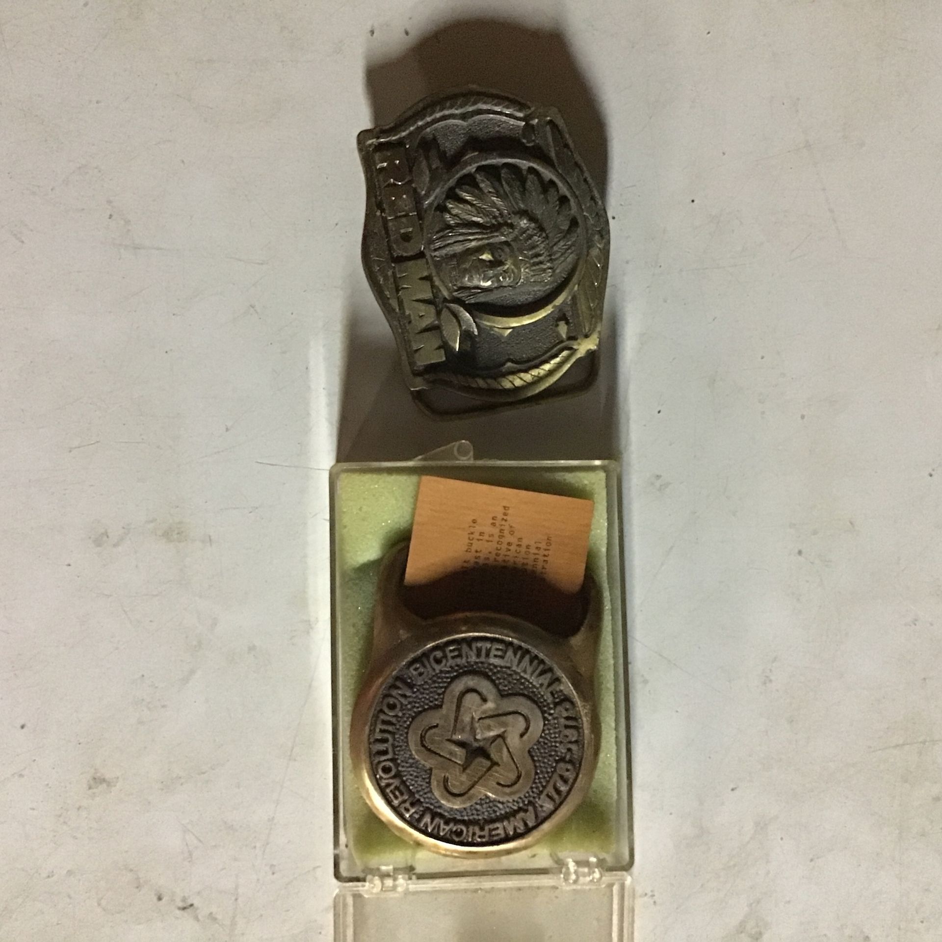 Vintage belt buckles