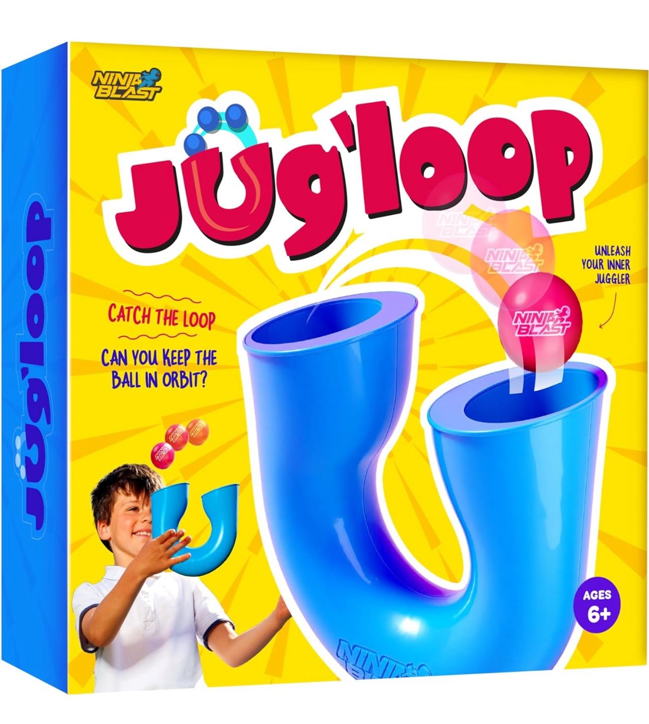 Jug'loop - Juggling Balls Skill Game - Outdoor Games for Kids, Teens, Adults