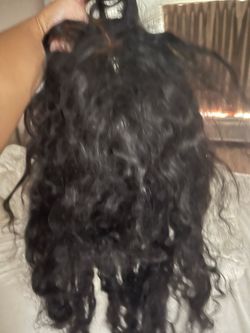 human hair 28 in wig