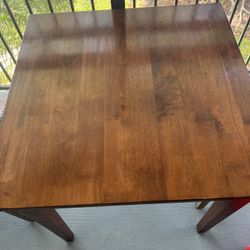Wood Table, Perfect For Balcony