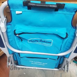 Tommy Bahama Backpack Beach Chairs With Cooler $40 EACH
