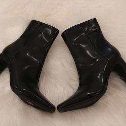 I.n.c. International Concepts Women's Odelya Dress Booties, Black SMOOTH, 5.5M